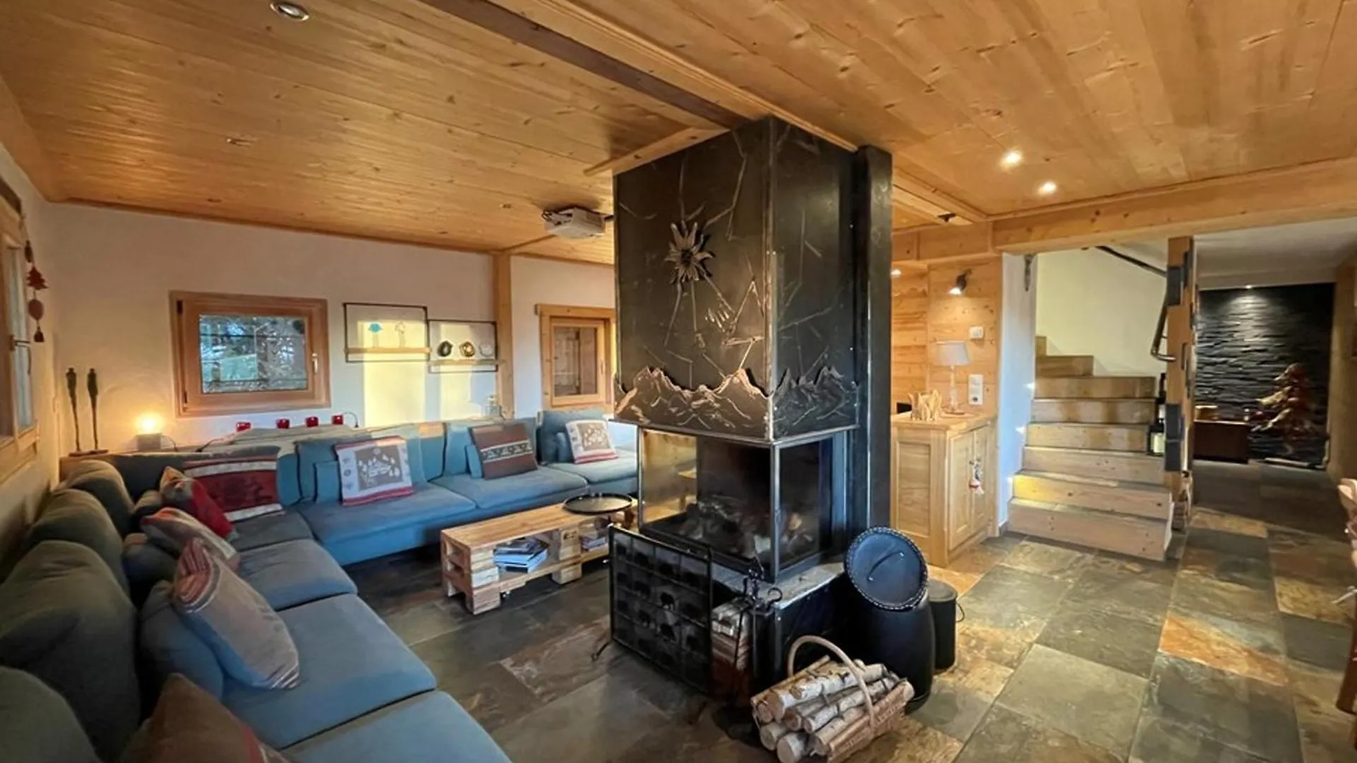 Chalet De Caractere Pour 12 Pers, 165M², 5 Chambres, Cheminee, Hammam, Babyfoot, Proche Des Saisies. - Fr-1-733-76 Crest-Voland Francia